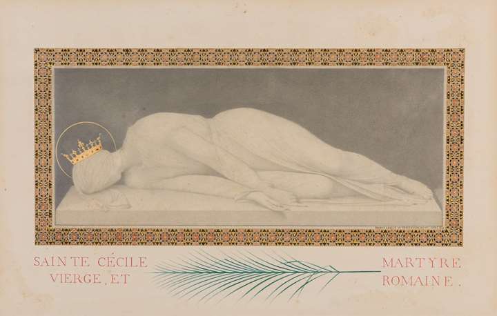 The Tomb of Saint Cecilia in Rome